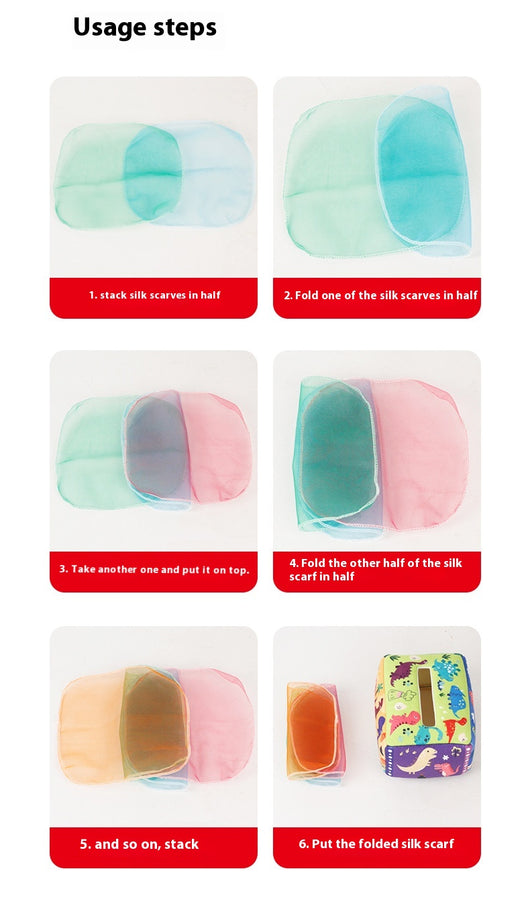 Caja de Juguete con Cordón de Tela para Papel Secante Infantil - Image 23