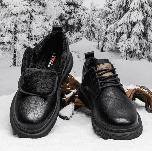 Botas Martin de Negocios con Tacón Oculto y Forro Polar para Otoño e Invierno - Image 7