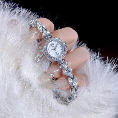 Reloj Sirena Lujo Ligero con Cristal Zircón Ojo de Caballo Estrellado - Image 4