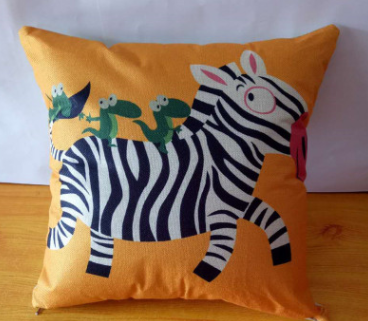 Cojín de Respaldo con Diseño Infantil y Tela de Lino - Image 14