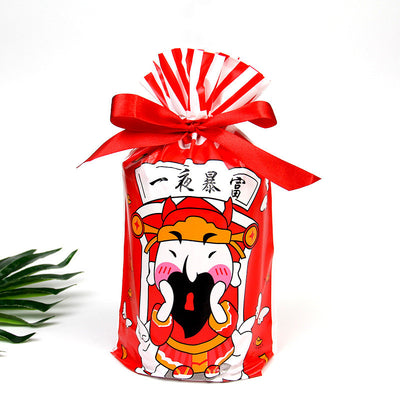 Bolsa Cordón Navideña Papá Noel Clásico - Image 5