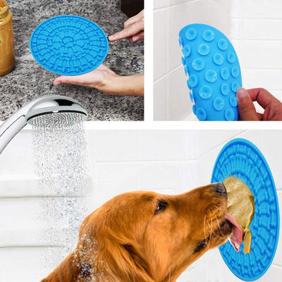 Plato Interactivo para Perros con Textura Masticable