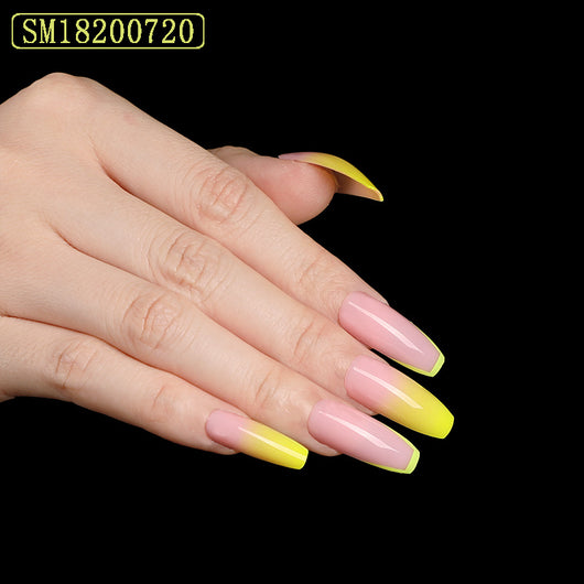 Plantilla de Uñas Ballet Amarillo Brillante - Image 38