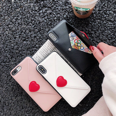 Funda para celular con bolsillo tipo sobre para tarjetas - Image 5
