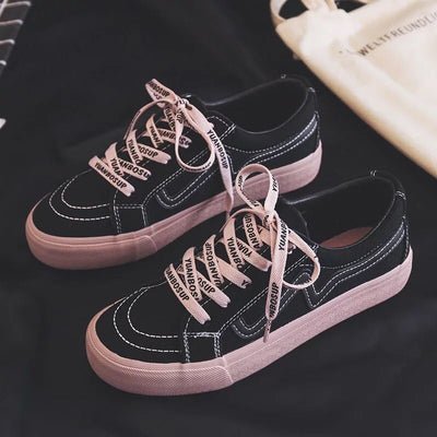 Zapatos de Lona Blancos para Mujer - Calzado Estudiantil - Image 3