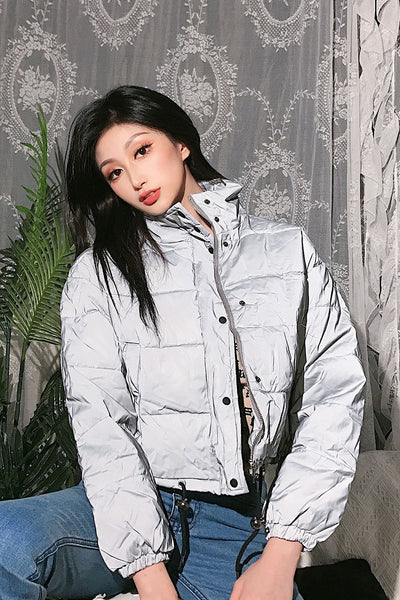 Chaqueta Reflectante de Cuello Alto para Clima Frío - Image 8
