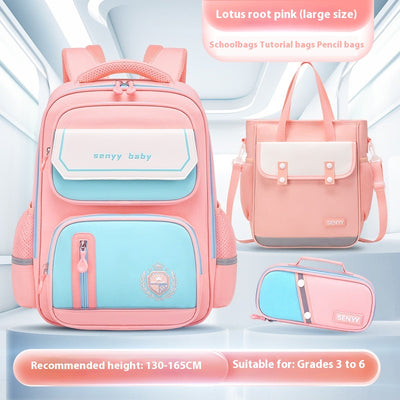 Mochila Escolar Ergonómica con Protección de Columna y Tela Impermeable - Image 38