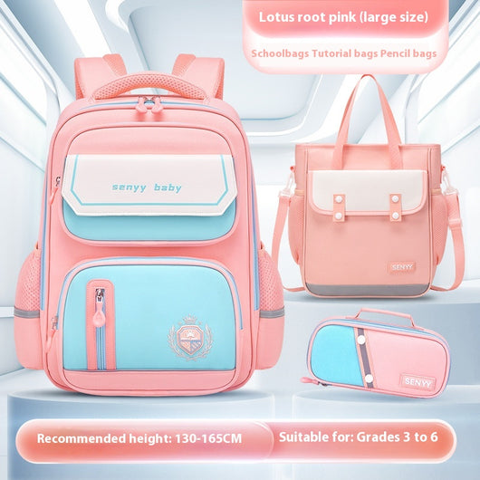 Mochila Escolar Ergonómica con Protección de Columna y Tela Impermeable - Image 38