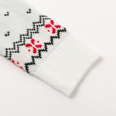 Suéter Navideño con Estampado de Corazón y Alce - Pullover de Punto para Mujer - Image 23