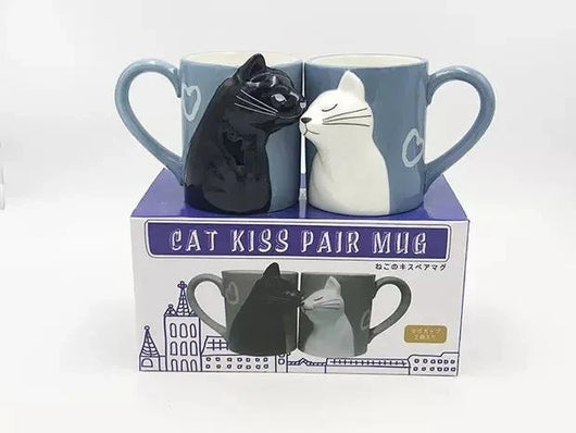 Taza Artesanal para Pareja Gatos Enamorados - Image 5