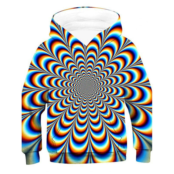 Sudadera Infantil con Impresión Digital 3D Vision