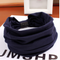 Elastic Cotton Sports Headbands Navy