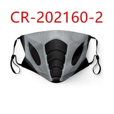 Mascarillas Impresas Antipolvo con Filtro Intercambiable para Hombre y Mujer - Image 3