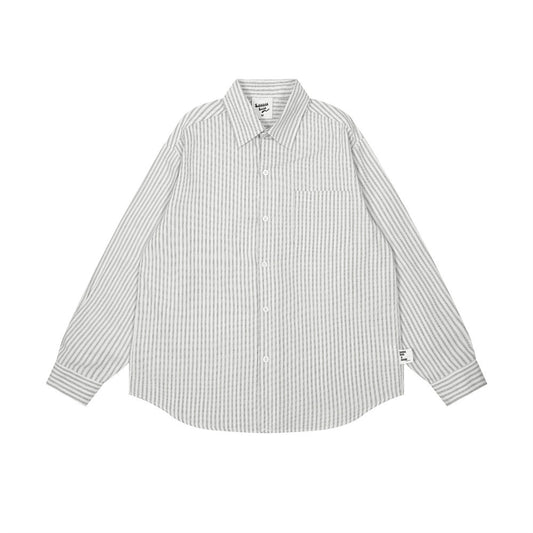 Camisa Casual de Rayas Verticales para Hombre - Image 2