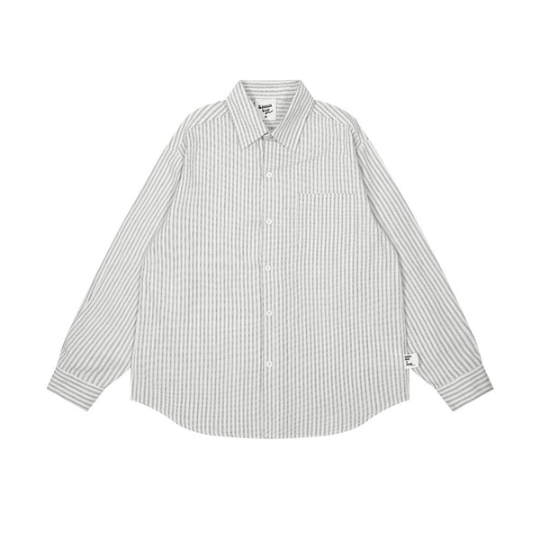 Camisa Casual de Rayas Verticales para Hombre