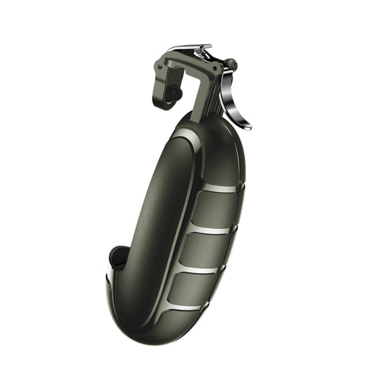 Black mobile phone gaming grip with an ergonomic handle and a silver trigger button for enhanced gameplay. - Image 8