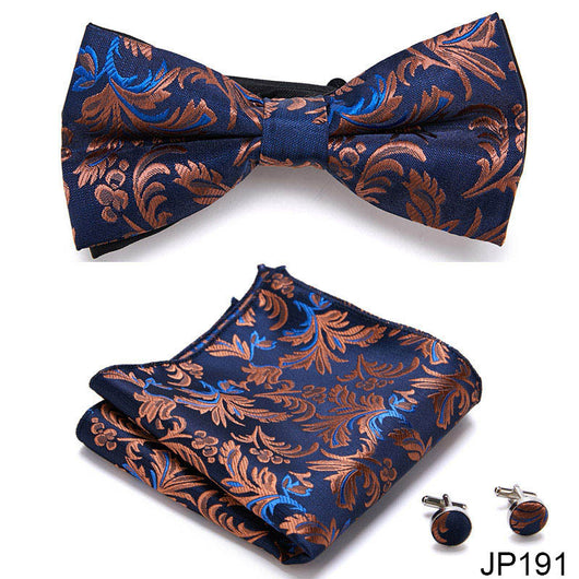 Traje Formal Elegante Coreano con Corbata de Moño - Image 31