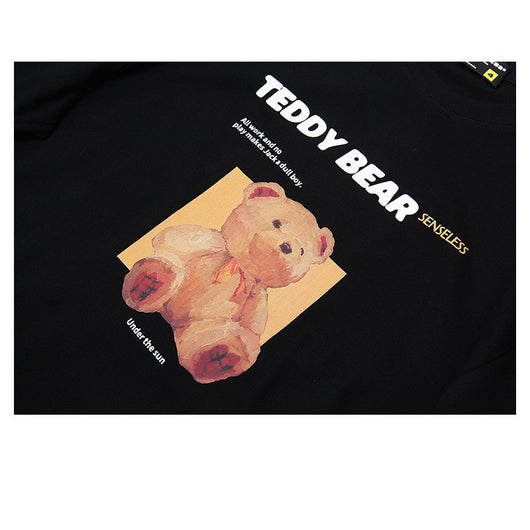 Playera Infantil Manga Corta con Osito Adorable - Image 3
