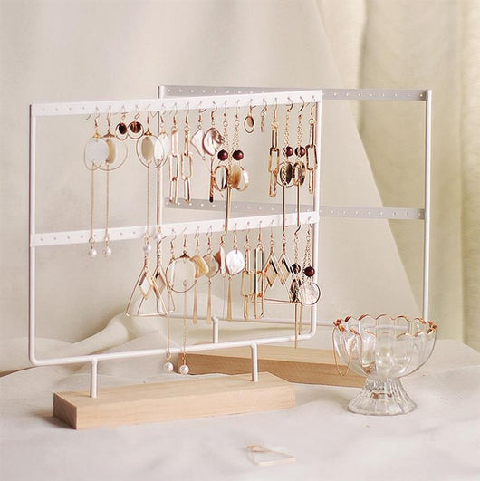 Organizador de Aretes Creativo con Soporte para Joyería