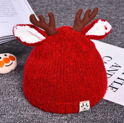 Gorro Infantil de Lana Gruesa con Orejas de Venado - Abrigo Perfecto para Otoño e Invierno - Image 5