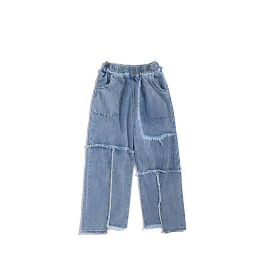 Jeans Desgastados con Bordes Crudos - Image 4