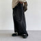 Pantalones Vaqueros Retro Estilo Japonés con Desgaste Pesado y Roturas Artesanales