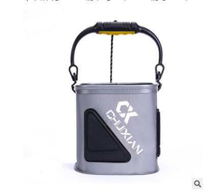 Cubo de Pesca Plegable con Cuerda - Balde Aireado para Peces Vivos - Image 7