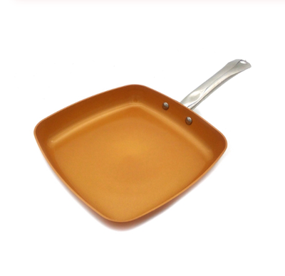 Juego de Sartenes Antiadherentes de Cobre con Revestimiento Cerámico - Inducción, Horno y Lavavajillas - Image 4