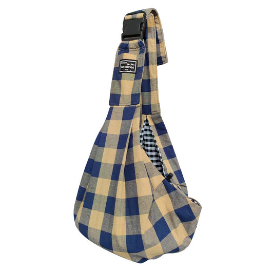 Bolsa Bandolera para Mascotas a Cuadros Rojo y Negro con Correa Ajustable - Image 11
