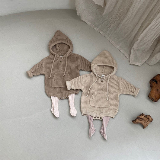 Pijama Enterizo con Capucha y Bolsillos para Bebés - Image 2