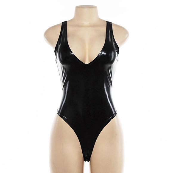 Traje de Baño Triangular Ajustado Escote Bajo