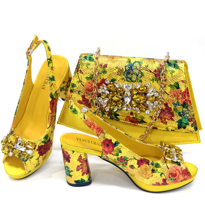 Juego de Bolsa y Zapatos para Dama Estilo Europeo y Americano - Image 5