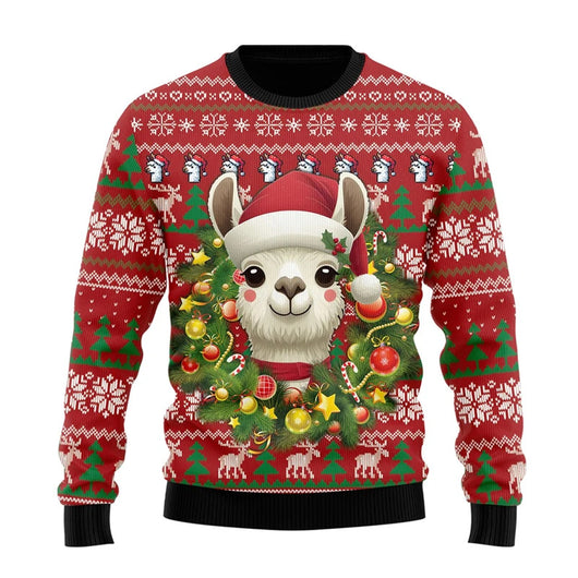Suéter Navideño de Punto Grueso Manga Larga para Hombre - Image 9