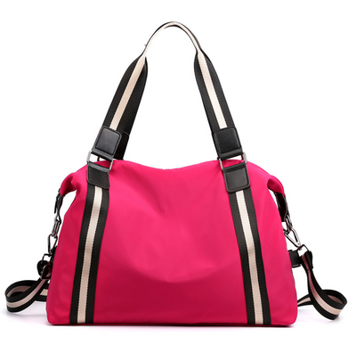 Bolsa de Viaje Plegable para Mujer - Diseño a Rayas Coreano - Image 26