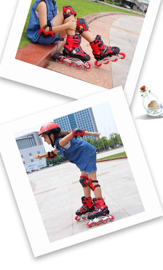 Patines en Línea Ajustables para Niños con Luces LED Intermitentes - Image 11