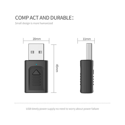 Transmisor y Receptor de Audio USB 4 en 1 - Image 5