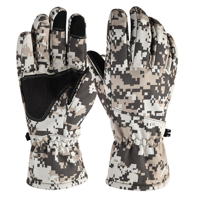 Guantes de esquí acolchados de velludo para deportes de invierno - Image 5