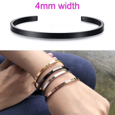 Pulsera C de 4MM para Mujer con Grabado Personalizado - Image 28