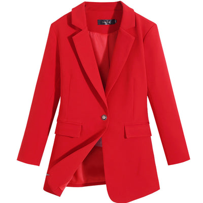 Traje Vestido Rojo Elegante - Image 12