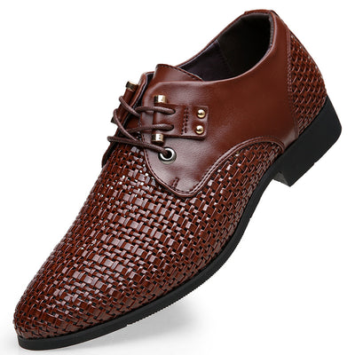 Zapatos de Cuero para Hombre con Diseño Calado - Image 15