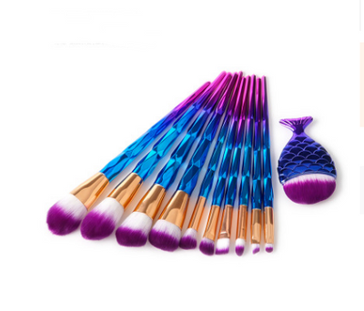 Set de Brochas de Maquillaje Sirena Diamond - Combinación Profesional - Image 8