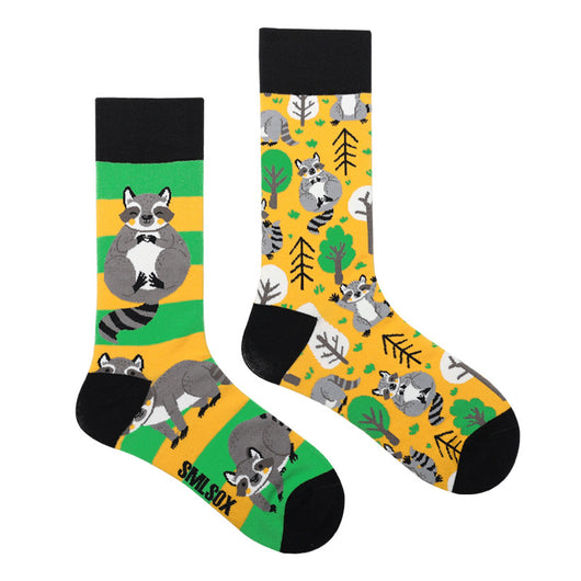 Calcetines Retro Asimétricos para Parejas - Algodón Cómodo Unisex - Image 58