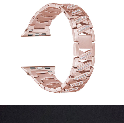 Correa Metálica de Diamantes para Apple Watch - Elegancia y Estilo - Image 9