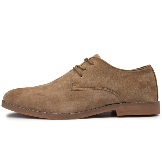 Zapatos de Cuero Estilo Británico con Acabado Mate