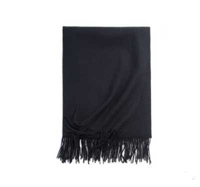 Bufanda Gruesa Unisex de Color Sólido - Chal Versátil para Otoño e Invierno - Image 52
