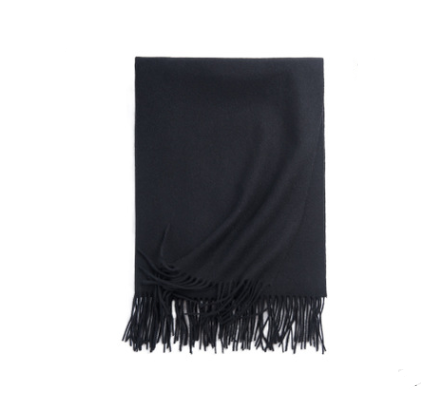 Bufanda Gruesa Unisex de Color Sólido - Chal Versátil para Otoño e Invierno - Image 52