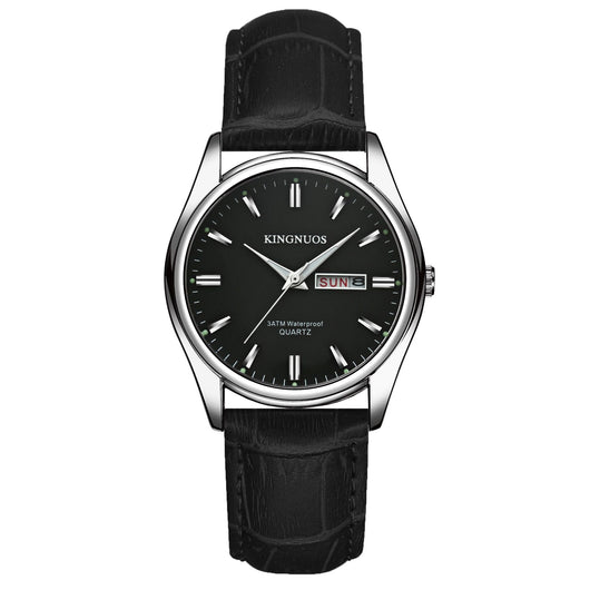Reloj Dual Calendario para Hombre y Mujer Resistente al Agua Cuarzo Preciso - Image 9