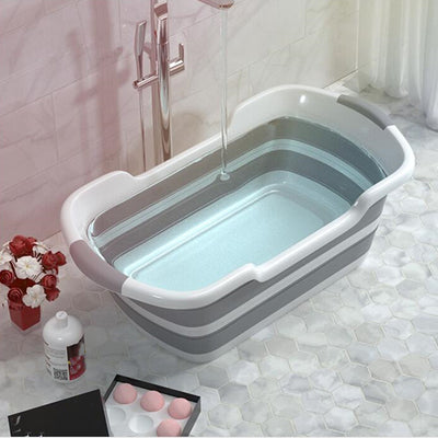 Bañera Plegable de Silicona para Bebés y Mascotas - Antideslizante - Image 17