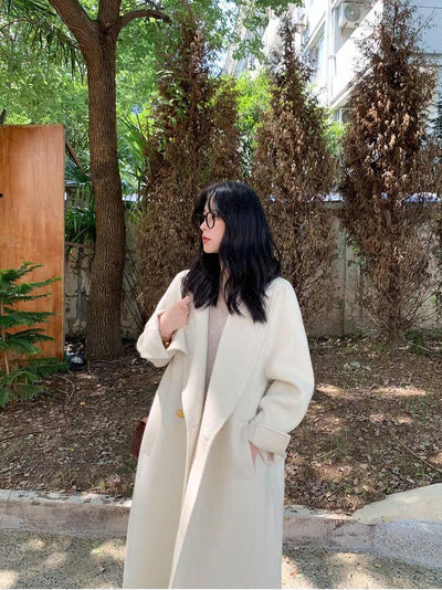 Abrigo de Lana Oversize Tipo Blazer Largo - Image 25