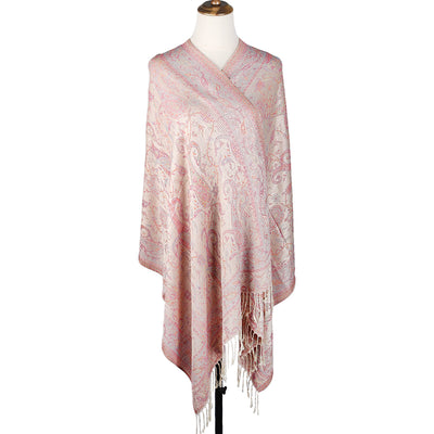 Bufanda Étnica Jacquard con Patrón Anacardo y Borlas - Estilo Europeo y Americano - Image 7